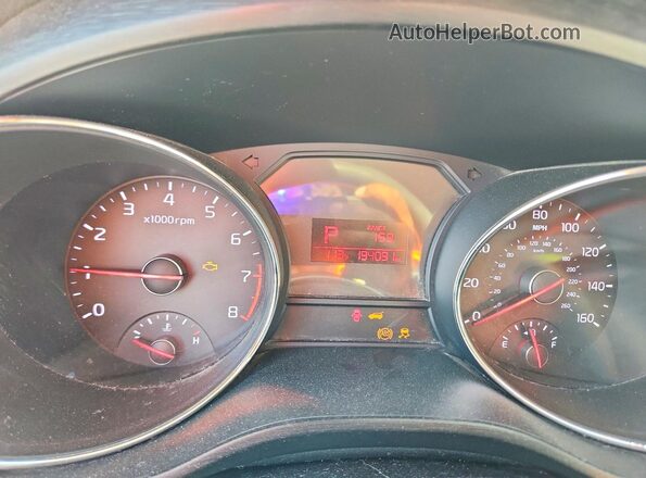 KNDMB5C16G6163546 2016 KIA SEDONA Black Widok zestawu wskaźników