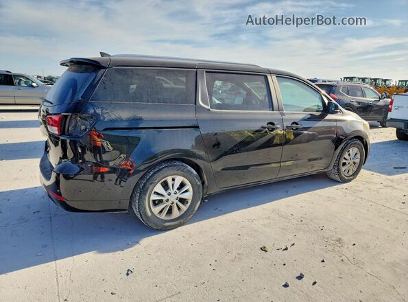 KNDMB5C16G6163546 2016 KIA SEDONA Black Tył prawy