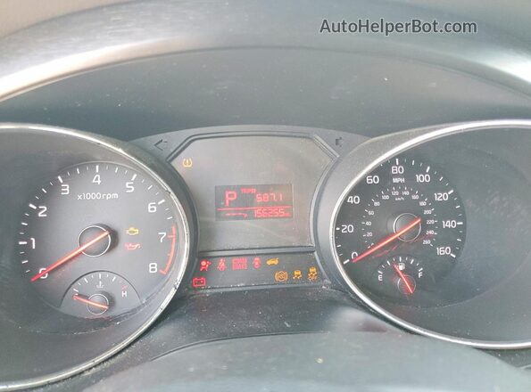 KNDMB5C16G6192366 2016 KIA SEDONA Silver Instrument cluster view