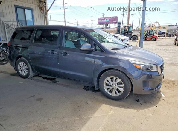 KNDMB5C16G6215662 2016 KIA SEDONA Gray Front right