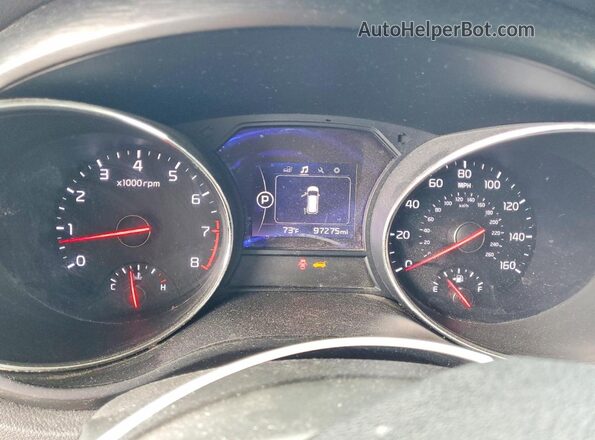 KNDMB5C16G6215662 2016 KIA SEDONA Gray Instrument cluster view