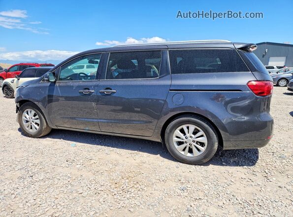 KNDMB5C16H6251269 2017 KIA SEDONA Gray Rear left