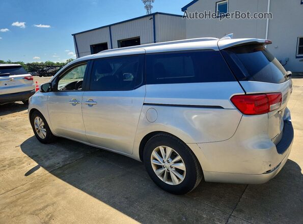 KNDMB5C16H6281923 2017 KIA SEDONA Silver Հետևի ձախ