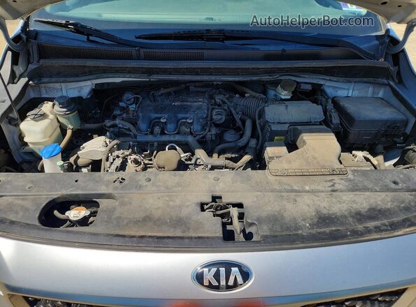 KNDMB5C16H6281923 2017 KIA SEDONA Silver Շարժիչի բաժամունքի տեսք