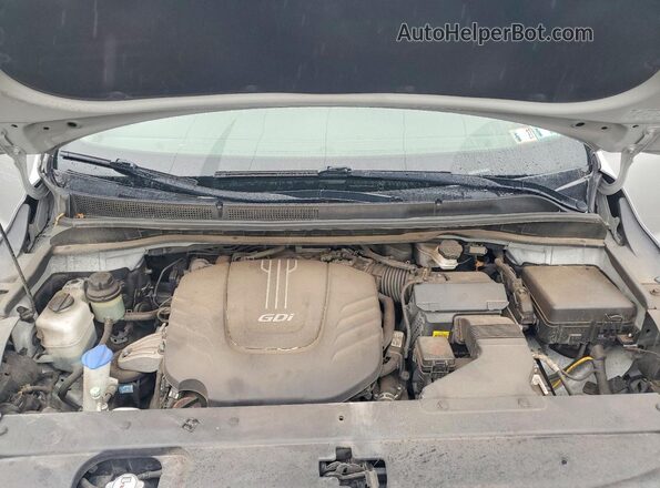 KNDMB5C16H6310370 2017 KIA SEDONA Серебряный Вид подкапотного пространства