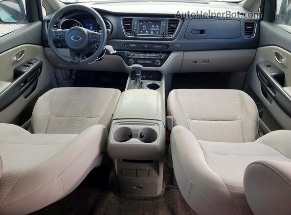 KNDMB5C16M6666358 2021 KIA SEDONA Белый Вид панели приборов