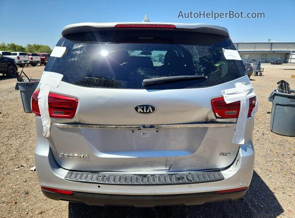 KNDMB5C16M6672757 2021 KIA SEDONA Gray Вид ззаду