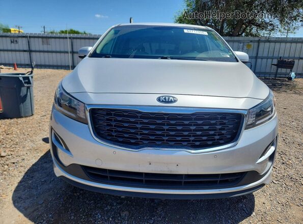 KNDMB5C16M6672757 2021 KIA SEDONA Gray Вид спереду