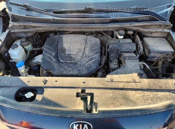 KNDMB5C17G6082376 2016 KIA SEDONA Blue Widok komory silnika