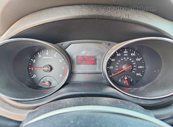 KNDMB5C17G6082376 2016 KIA SEDONA Blue Widok zestawu wskaźników