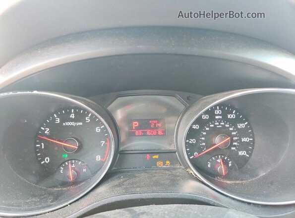 KNDMB5C17H6300883 2017 KIA SEDONA Gray Вид щитка приладів