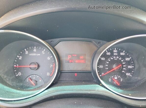 KNDMB5C17J6397394 2018 KIA SEDONA Burgundy Widok zestawu wskaźników