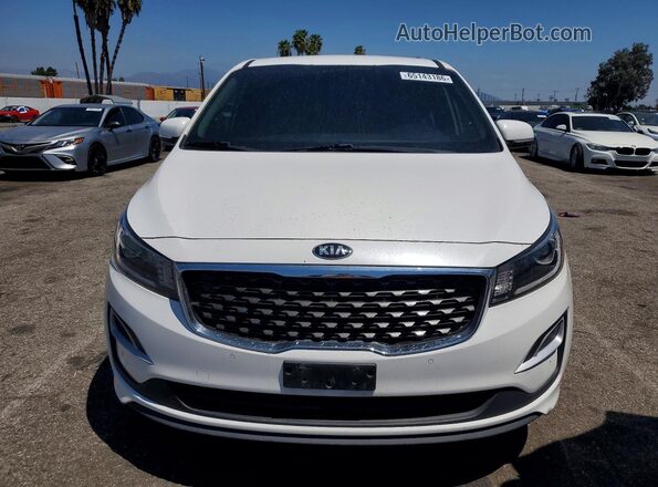 KNDMB5C17L6613585 2020 KIA SEDONA White Widok z przodu