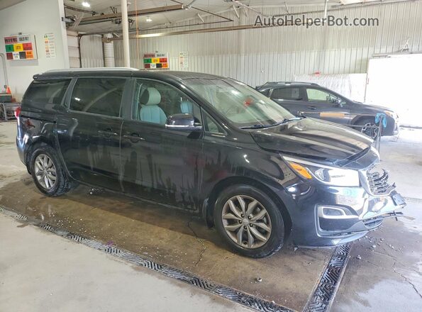 KNDMB5C17L6646859 2020 KIA SEDONA Black Przód prawy