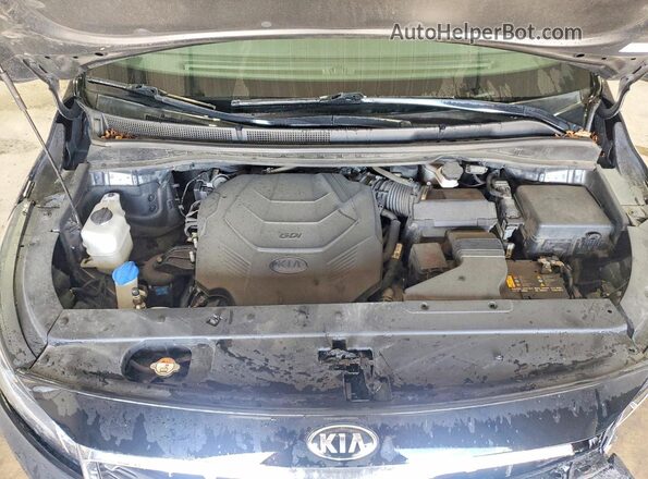 KNDMB5C17L6646859 2020 KIA SEDONA Black Widok komory silnika