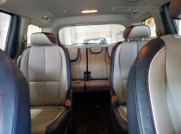 KNDMB5C17L6646859 2020 KIA SEDONA Black Widok tylnych siedzeń
