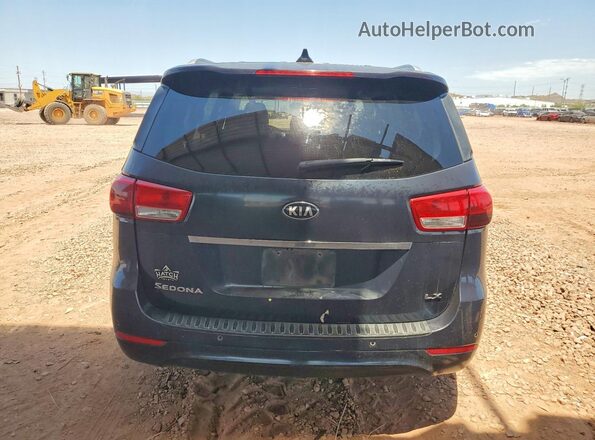KNDMB5C18G6128023 2016 KIA SEDONA Blue Vista trasera