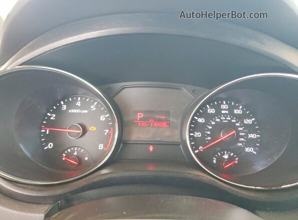 KNDMB5C18G6128023 2016 KIA SEDONA Blue Vista del cuadro de instrumentos