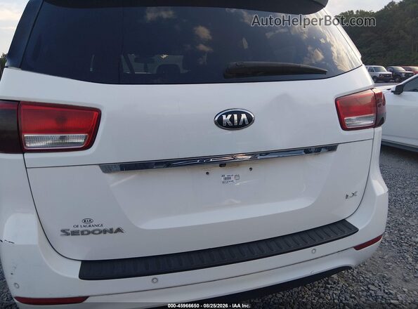 KNDMB5C18G6164200 2016 KIA SEDONA White Widok z przodu