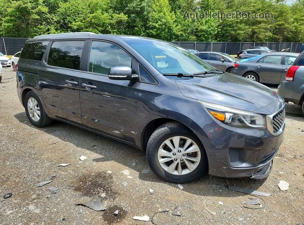 KNDMB5C18G6165346 2016 KIA SEDONA Gray წინა მარჯვენა
