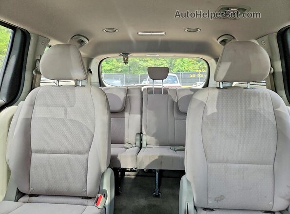 KNDMB5C18G6165346 2016 KIA SEDONA Gray უკანა სავარძლების ხედი