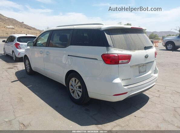 KNDMB5C18G6183300 2016 KIA SEDONA White უკანა მარცხენა