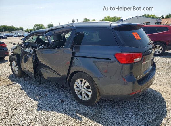 KNDMB5C18H6316025 2017 KIA SEDONA Gray Задня ліва чверть