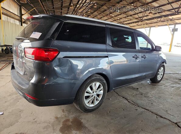 KNDMB5C18H6338350 2017 KIA SEDONA Gray Rear right
