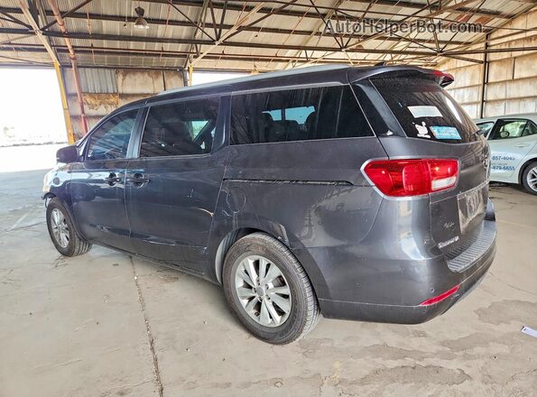 KNDMB5C18H6338350 2017 KIA SEDONA Gray Rear left