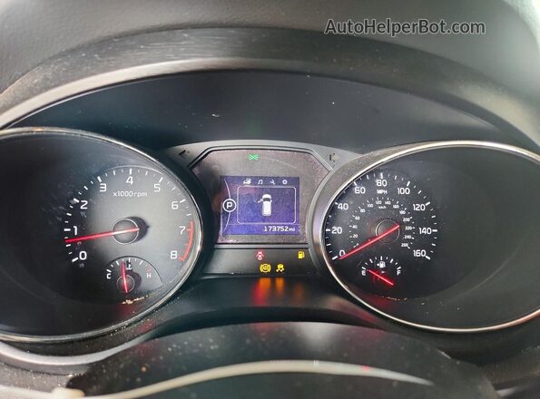 KNDMB5C18H6338350 2017 KIA SEDONA Gray Instrument cluster view