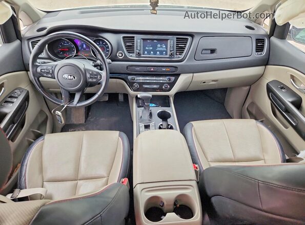 KNDMB5C18K6512263 2019 KIA SEDONA White წინა პანელის ხედი