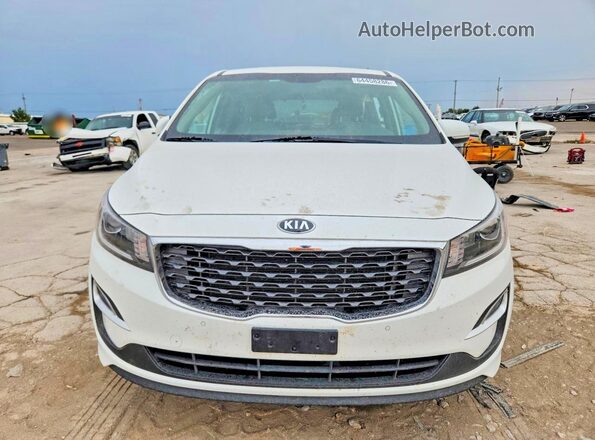 KNDMB5C18K6512263 2019 KIA SEDONA White წინა ხედი