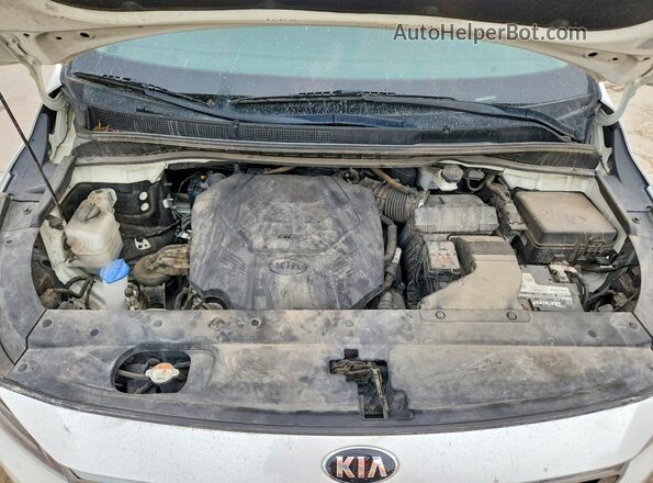 KNDMB5C18K6512263 2019 KIA SEDONA White ძრავის განყოფილების ხედი