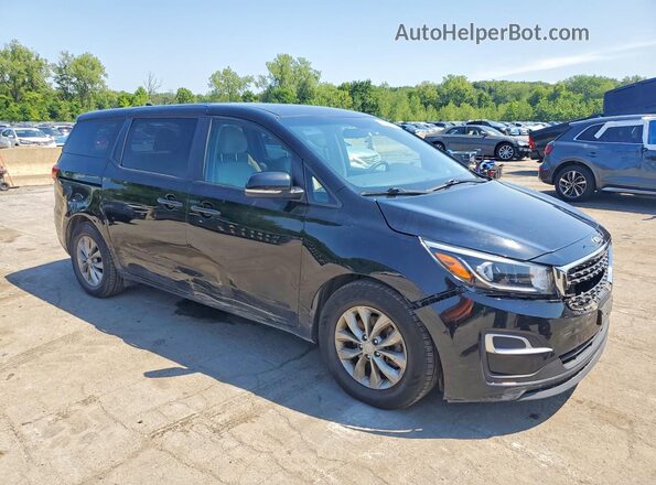 KNDMB5C18L6596599 2020 KIA SEDONA Black Передня права чверть