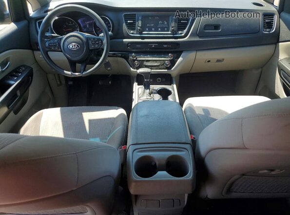 KNDMB5C18L6596599 2020 KIA SEDONA Black Вид панелі приладів