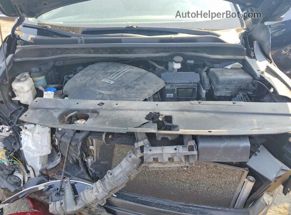 KNDMB5C19G6096716 2016 KIA SEDONA Blue Engine compartment view