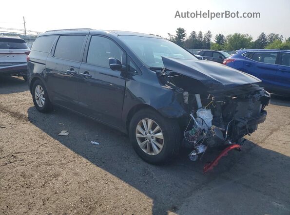 KNDMB5C19G6096716 2016 KIA SEDONA Blue Front right