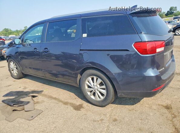 KNDMB5C19G6096716 2016 KIA SEDONA Blue Rear left