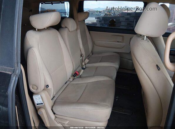 KNDMB5C19G6134266 2016 KIA SEDONA Black VIN კოდის სტიკერის ხედი