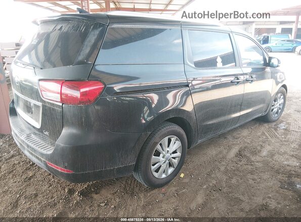 KNDMB5C19G6134266 2016 KIA SEDONA Black უკანა მარჯვენა