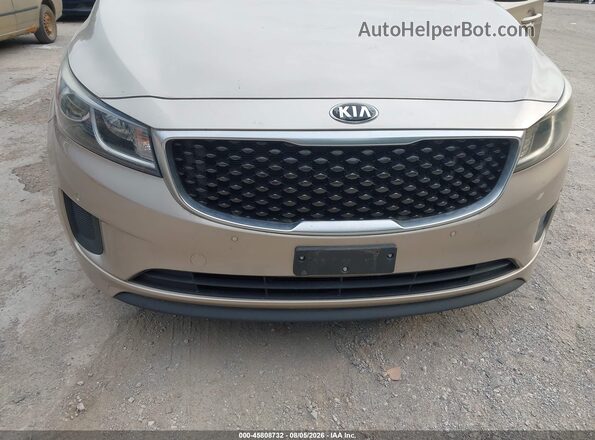 KNDMB5C19H6242727 2017 KIA SEDONA Gold Вид спереду