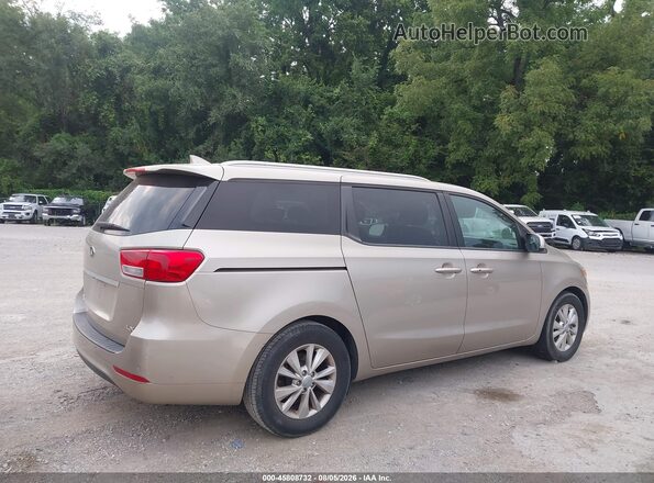 KNDMB5C19H6242727 2017 KIA SEDONA Gold Вид задньої частини салону