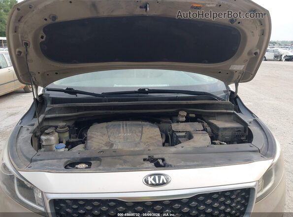 KNDMB5C19H6242727 2017 KIA SEDONA Gold Вид ззаду