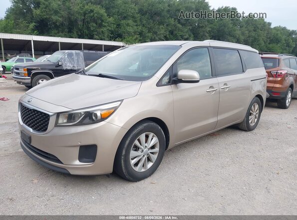 KNDMB5C19H6242727 2017 KIA SEDONA Gold Передня ліва чверть