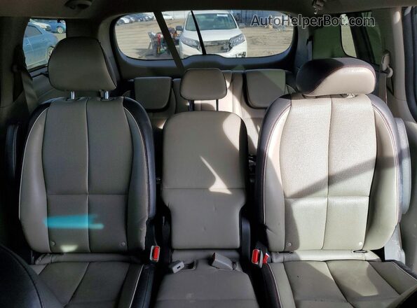KNDMB5C19H6252805 2017 KIA SEDONA Charcoal Հետևի նստատեղերի տեսք