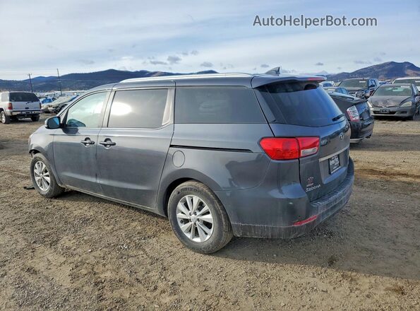 KNDMB5C19H6252805 2017 KIA SEDONA Charcoal Հետևի ձախ