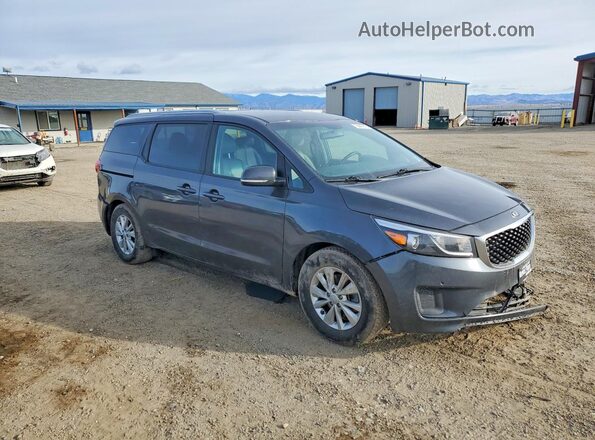 KNDMB5C19H6252805 2017 KIA SEDONA Charcoal Առջևի աջ