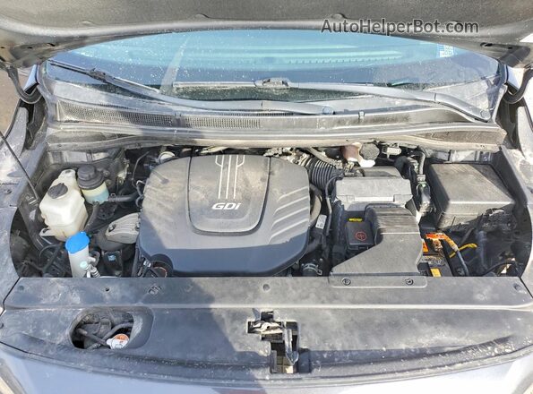 KNDMB5C19H6252805 2017 KIA SEDONA Charcoal Շարժիչի բաժամունքի տեսք