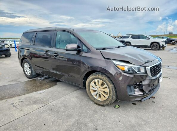 KNDMB5C19H6253386 2017 KIA SEDONA Charcoal Առջևի աջ