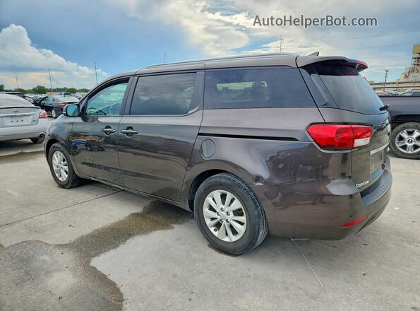 KNDMB5C19H6253386 2017 KIA SEDONA Charcoal Հետևի ձախ